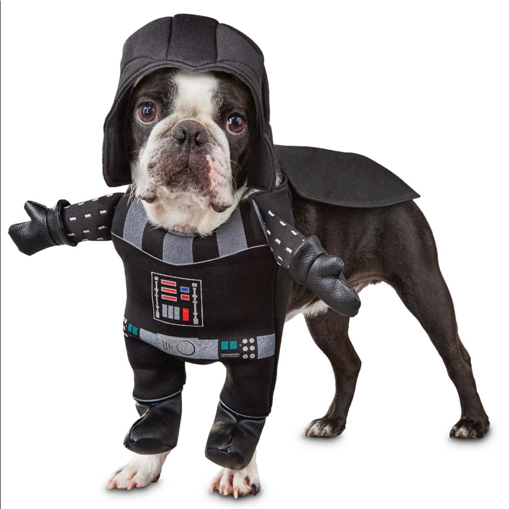 Star Wars Darth Vader Illusion Dog Costume -S  NWT